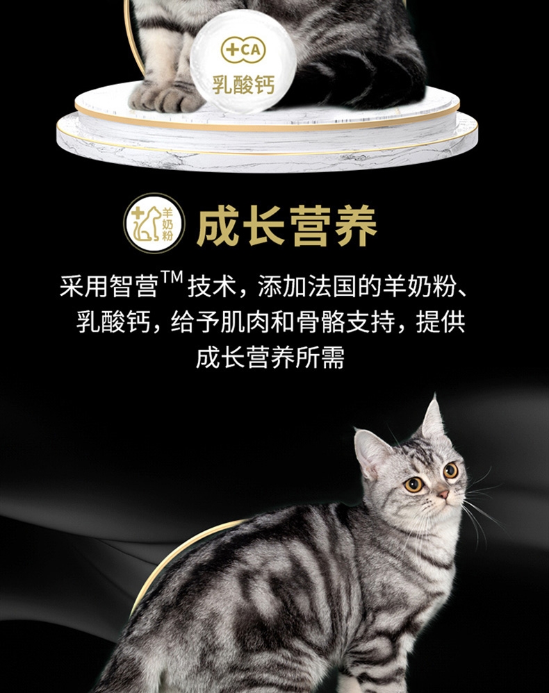 比瑞吉 离乳期幼猫奶糕粮 2kg