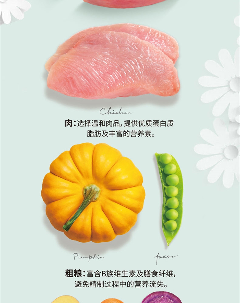 比瑞吉 皮毛优护成猫粮 2kg