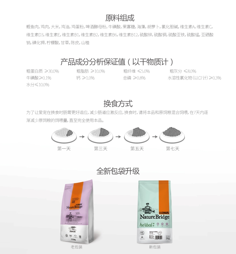 比瑞吉 全期猫粮山楂护胃天然粮2kg