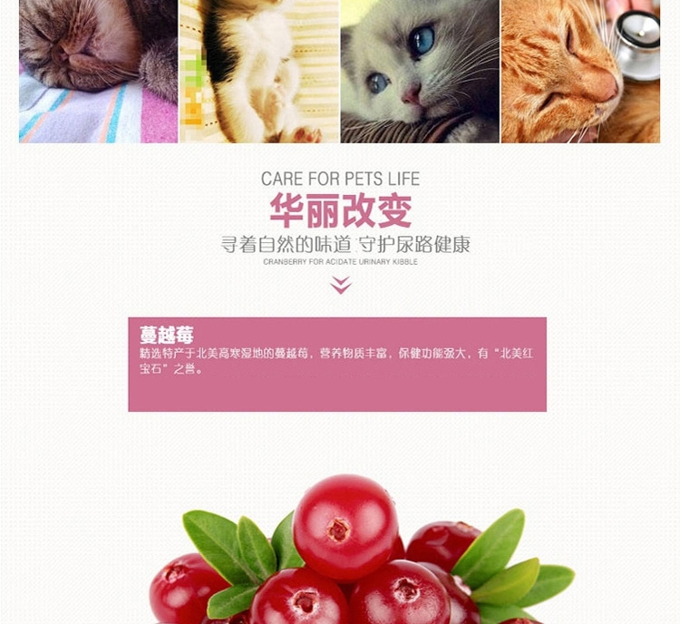 维斯康 蔓越莓尿路酸化颗粒300g 预防结石