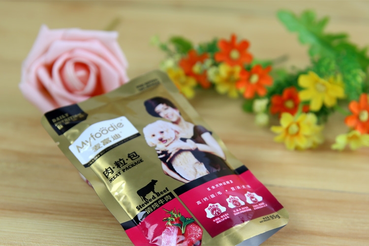 麦富迪 狗用清炖牛肉 肉粒包95g*12包 狗湿粮