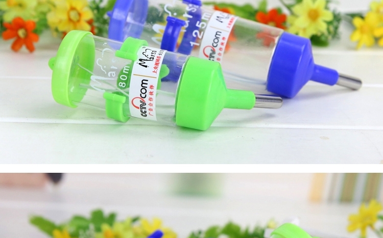 Marsa玛莎饮水器仓鼠龙猫天竺鼠兔钢珠水壶