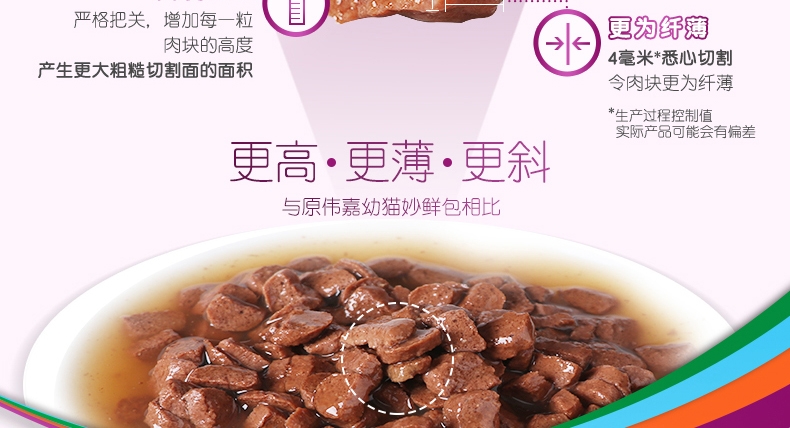 伟嘉 幼猫海洋鱼妙鲜包85g*12包 猫湿粮