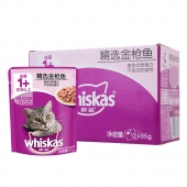 伟嘉 成猫金枪鱼妙鲜包85g*12包 猫湿粮 伟嘉 成猫金枪鱼妙鲜包85g*12包 猫湿粮