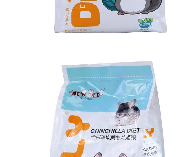 纽安吉全日蔬果美毛龙猫粮800g