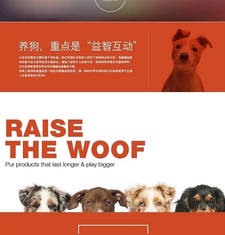 酷极Kyjen 小号版巨爪抓子翻板益智玩具 狗狗玩具