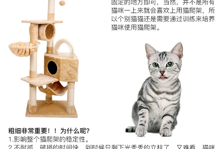 怡亲多可特 欧洲标准E1级环保板龙舌兰麻猫爬架TPCF-007