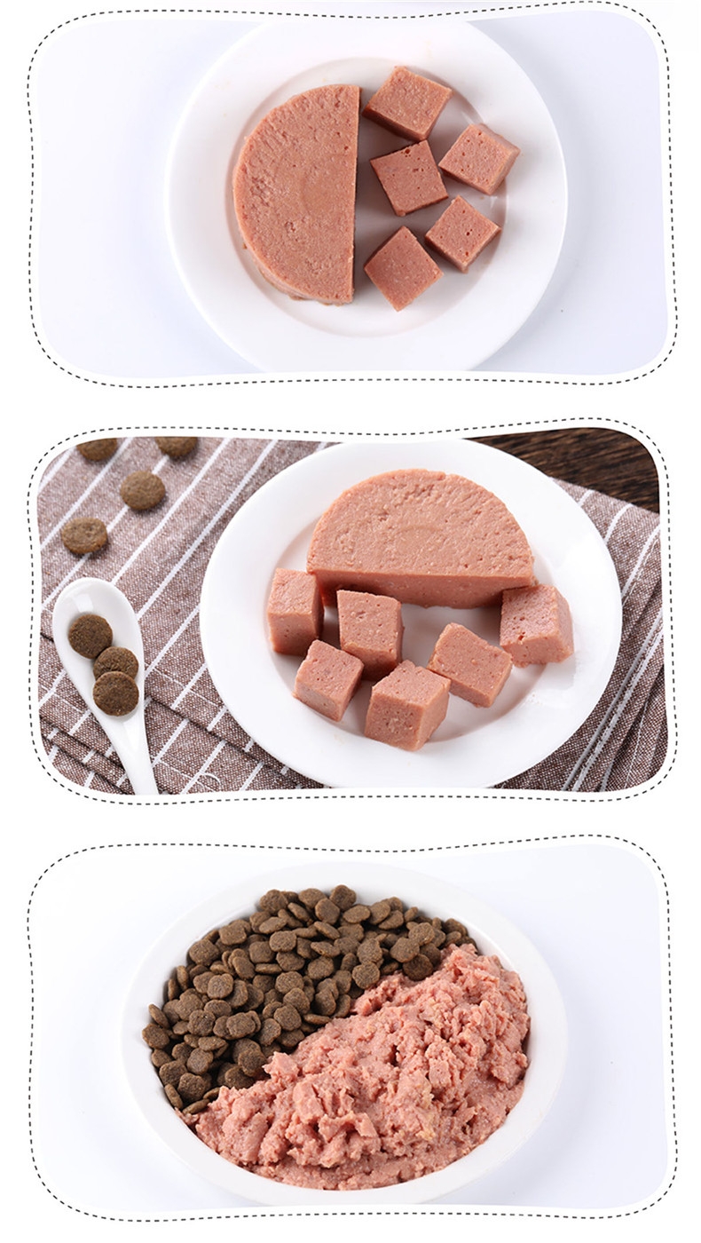 顽皮Wanpy happy100犬用鸡肉慕斯狗罐头 95g*12罐