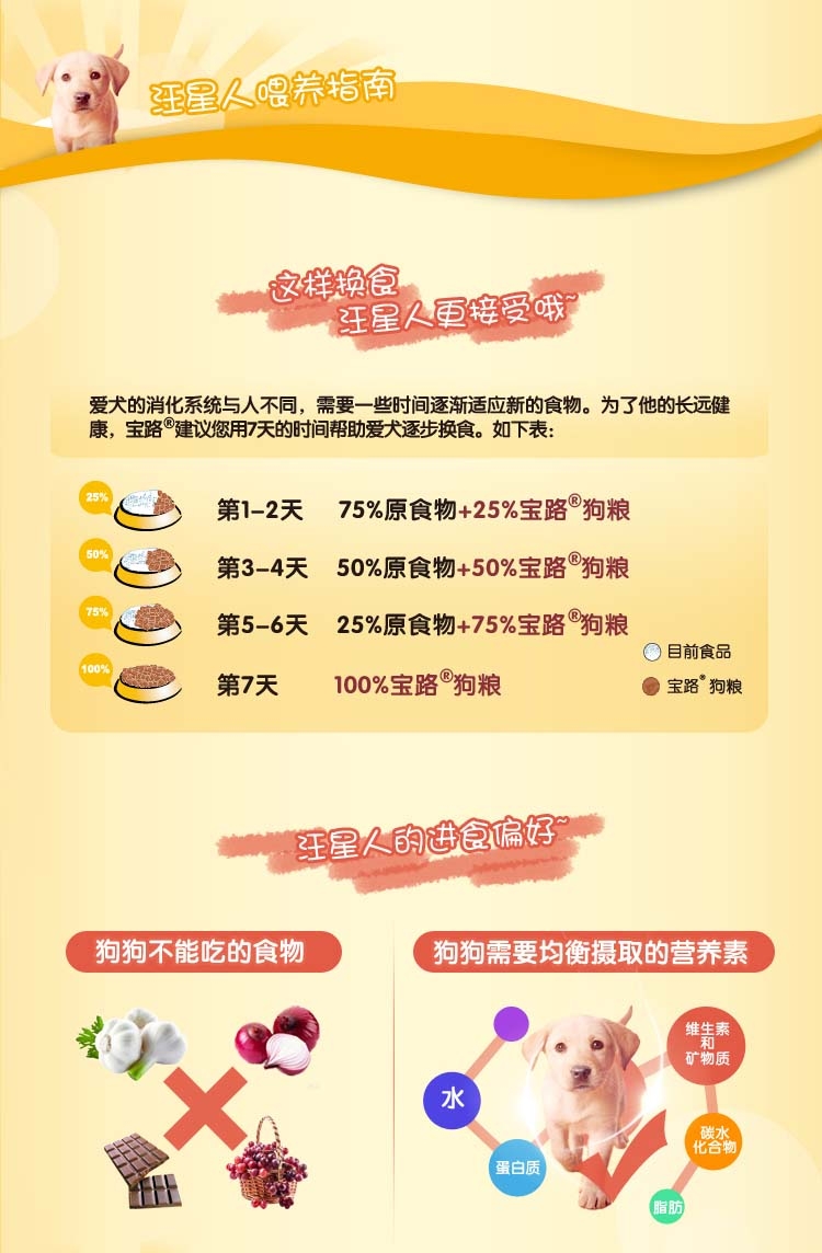 宝路Pedigree 幼犬钙奶棒洁齿咬胶60g*3 补钙磨牙两不误 狗零食