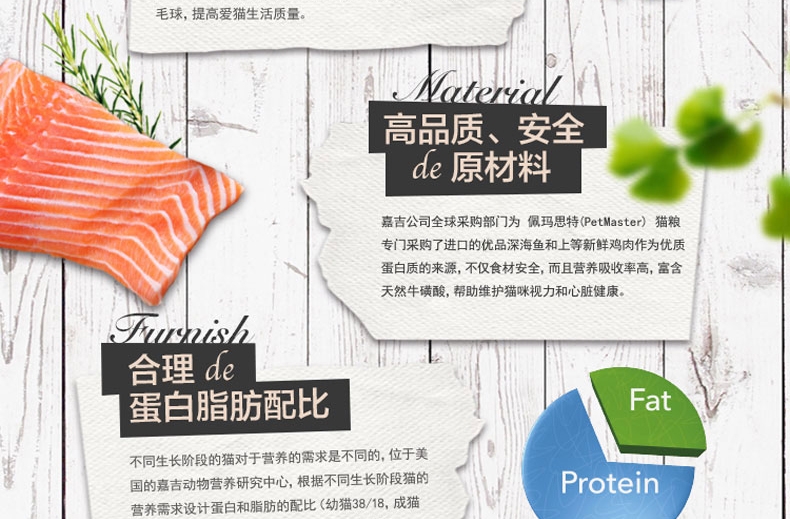 佩玛思特 美毛理想体态猫粮10kg 进口猫粮