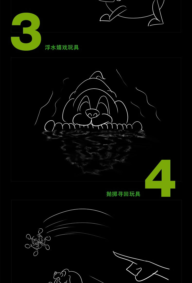 美国酷极Kyjen 狗狗咬胶耐咬益智扭扭棒