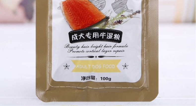 怡亲Yoken 成犬美毛亮毛配方半湿粮100g*24包 狗湿粮