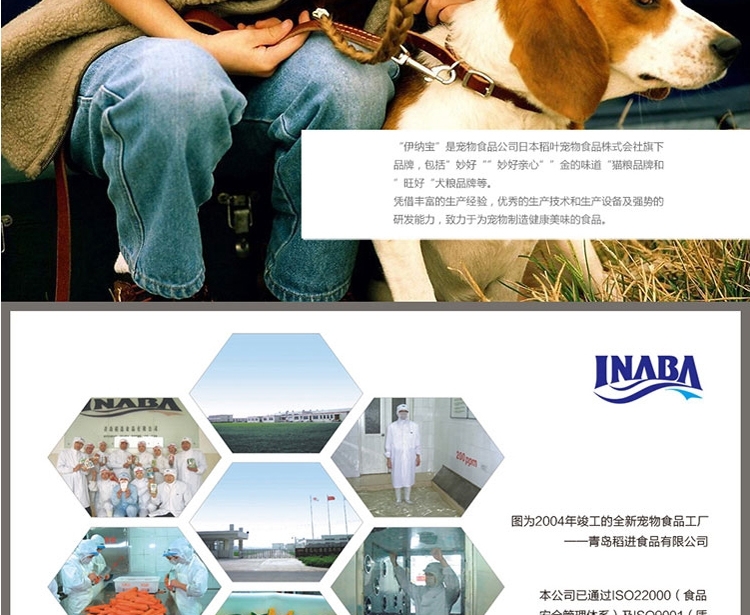伊纳宝 旺好成犬用牛肉鸡小胸肉湿粮100g*12包 狗湿粮