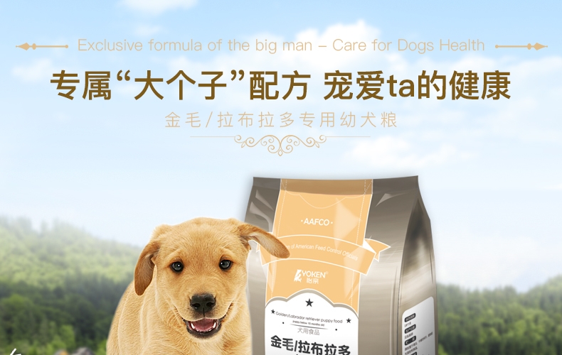 怡亲 金毛拉布拉多专用幼犬粮2.5kg