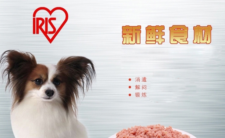 爱丽思IRIS 牛肉米饭狗罐头100g*3罐 狗湿粮