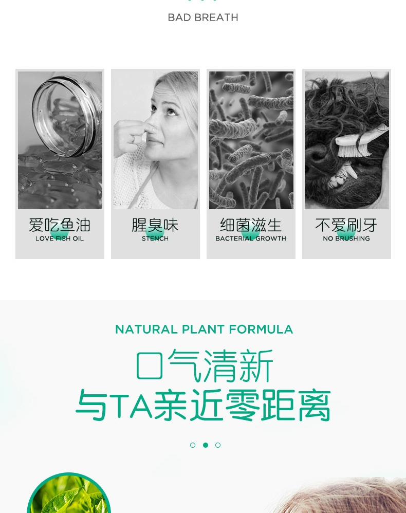 多美洁 成犬用 天然清新口气洁齿泡沫 133ml 美国进口