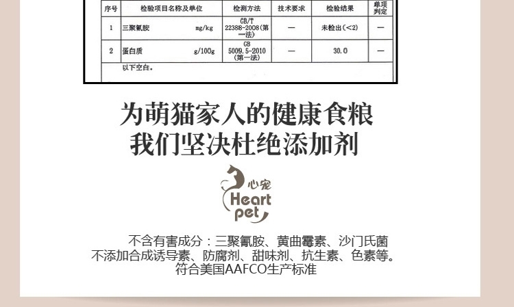 HeartLink 精灵猫 全期猫粮天然粮500g