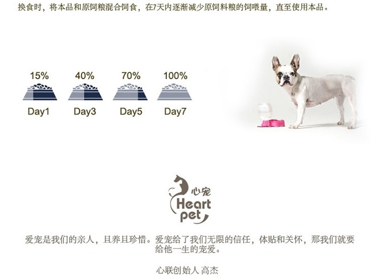 HeartLink 精灵猫 全期犬粮天然狗粮500g