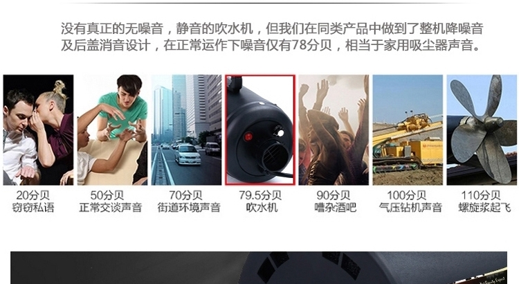 喜乐蒂 宠物专用吹水机 双马达强力速干