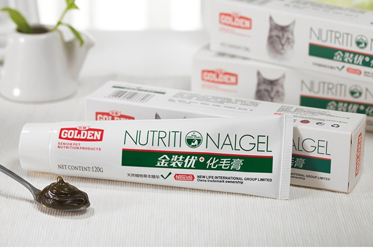 谷登 金装优加化毛膏120g 速效化毛去毛球