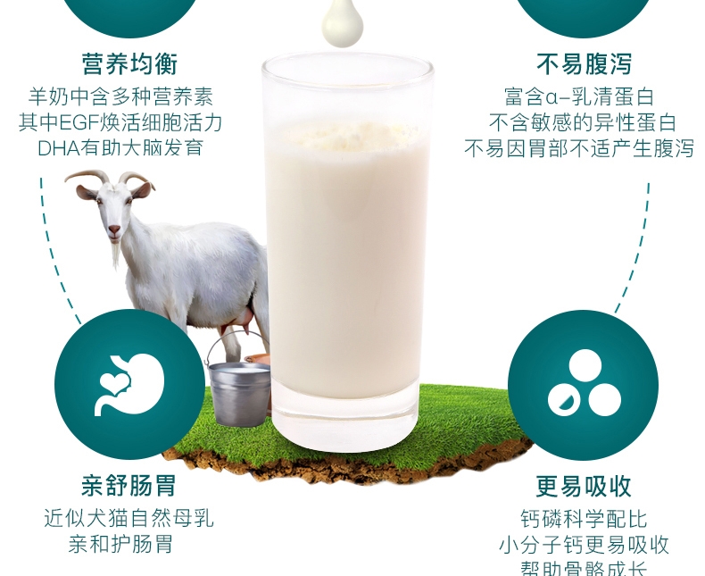 怡亲Yoken 犬猫用成长舒化羊奶粉 300g 浓缩乳清蛋白 防腹泻