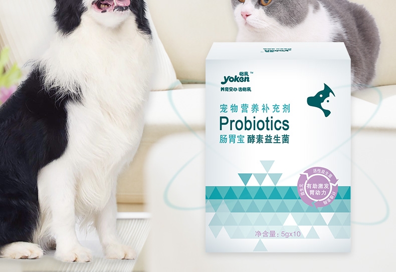 怡亲Yoken 犬猫用肠胃宝酵素益生菌 10*5g 腹泻便秘肠炎消化不良适用