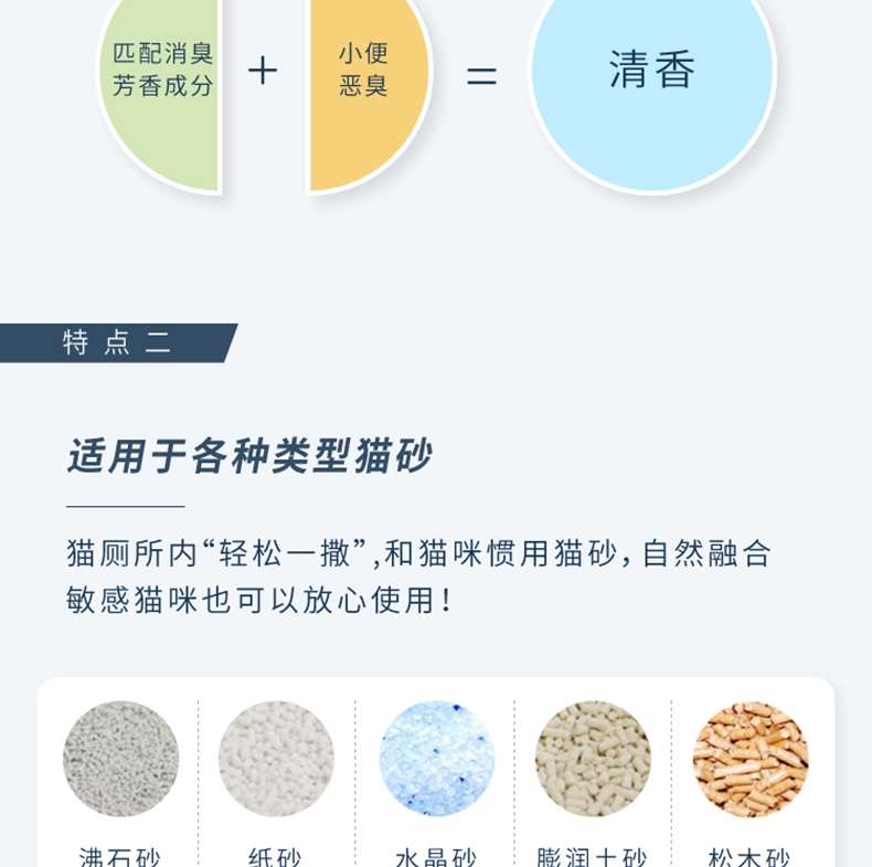 佳乐滋 淡雅花卉香猫砂消臭珠 450ML 日本进口