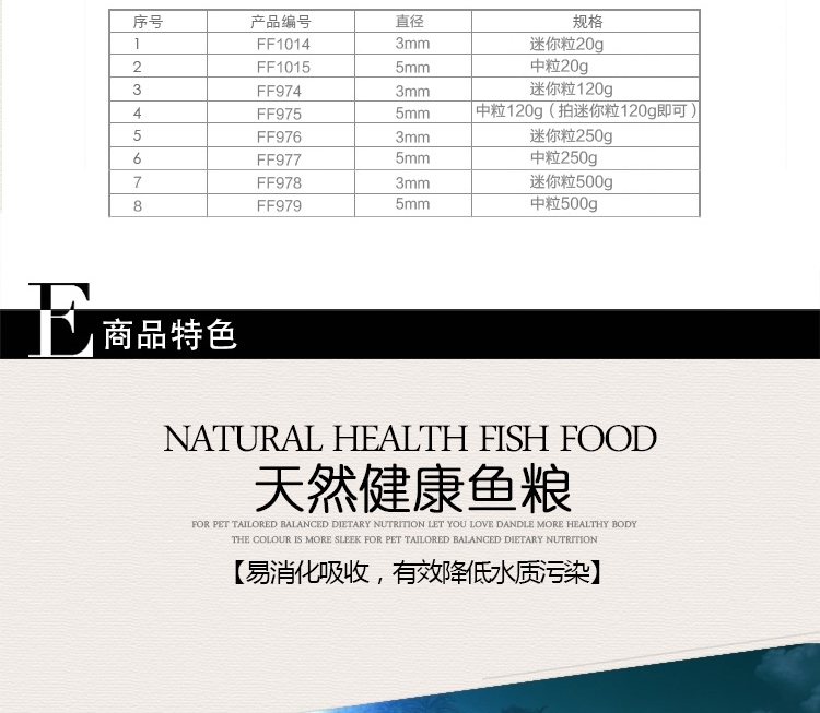仟湖OF傲深FH-G1专业红瑞神罗汉鱼饲料起头凸头增色增艳鱼粮