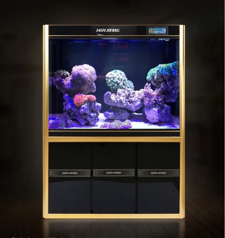 闽江鱼缸水族箱中型1.2米玻璃生态底滤免换水客厅大型金鱼缸1.5米