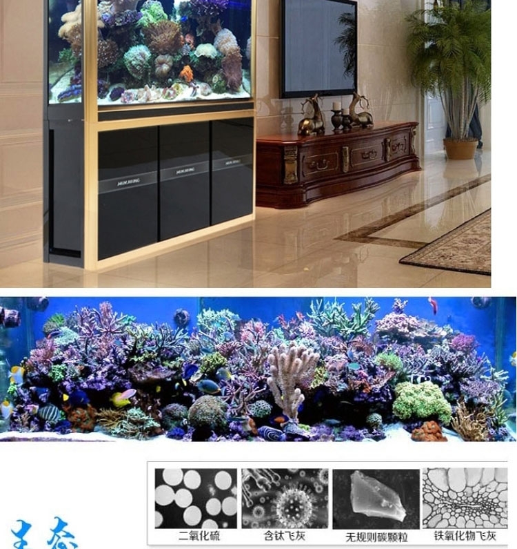 闽江鱼缸水族箱中型1.2米玻璃生态底滤免换水客厅大型金鱼缸1.5米