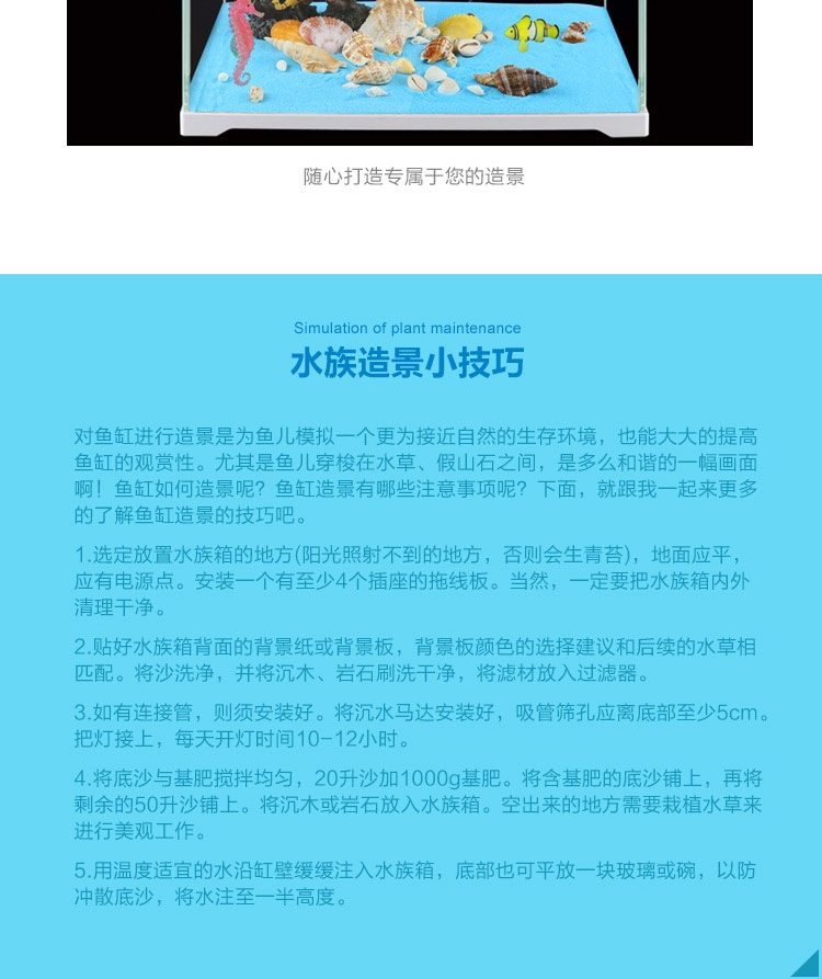 聚宝源 天然海螺贝壳套装海星摆件 鱼缸装饰造景