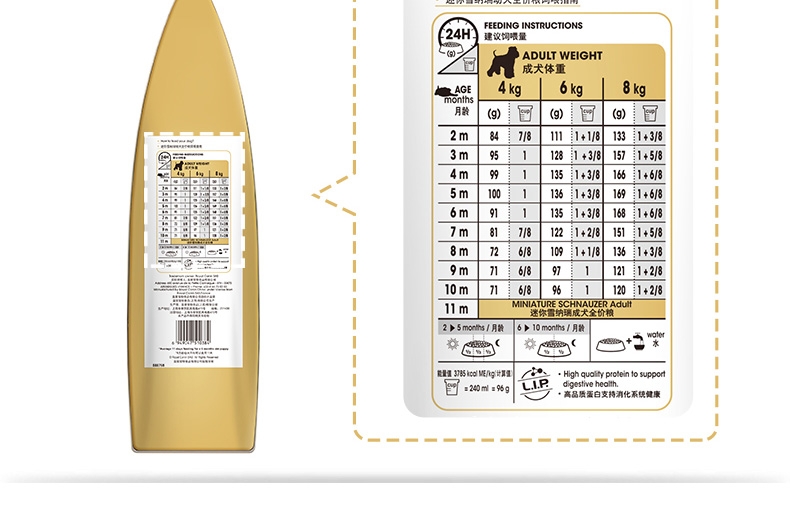 法国皇家ROYAL CANIN 迷你雪纳瑞幼犬粮 1.5kg
