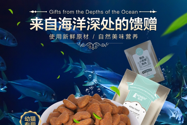 怡亲 深海鱼鸡肉幼猫试吃装50G