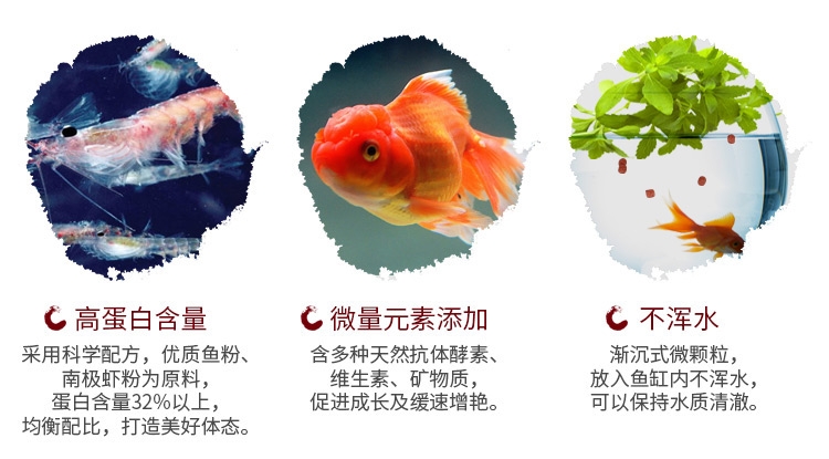 金鱼饲料 锦跃鱼饲料观赏鱼冷水鱼金鱼红草鹤顶红黄金锦鲤鱼粮
