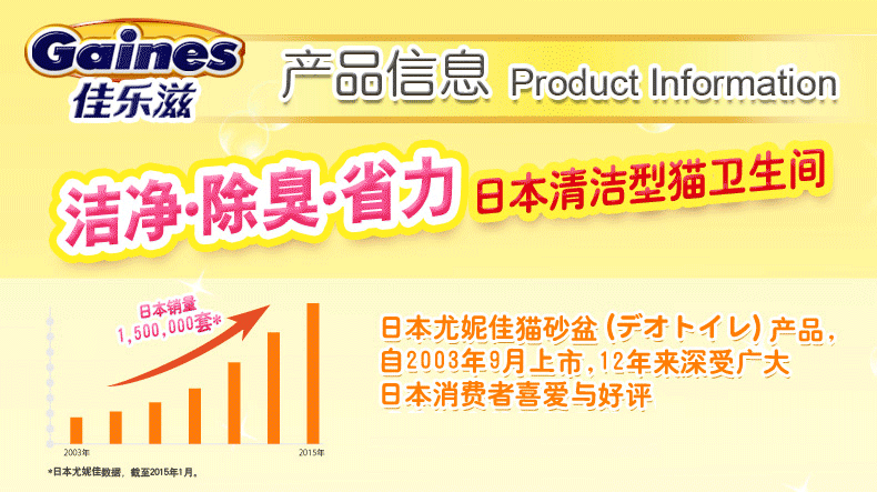 佳乐滋 猫用纸尿垫 10片 双层猫砂盆专用 日本进口