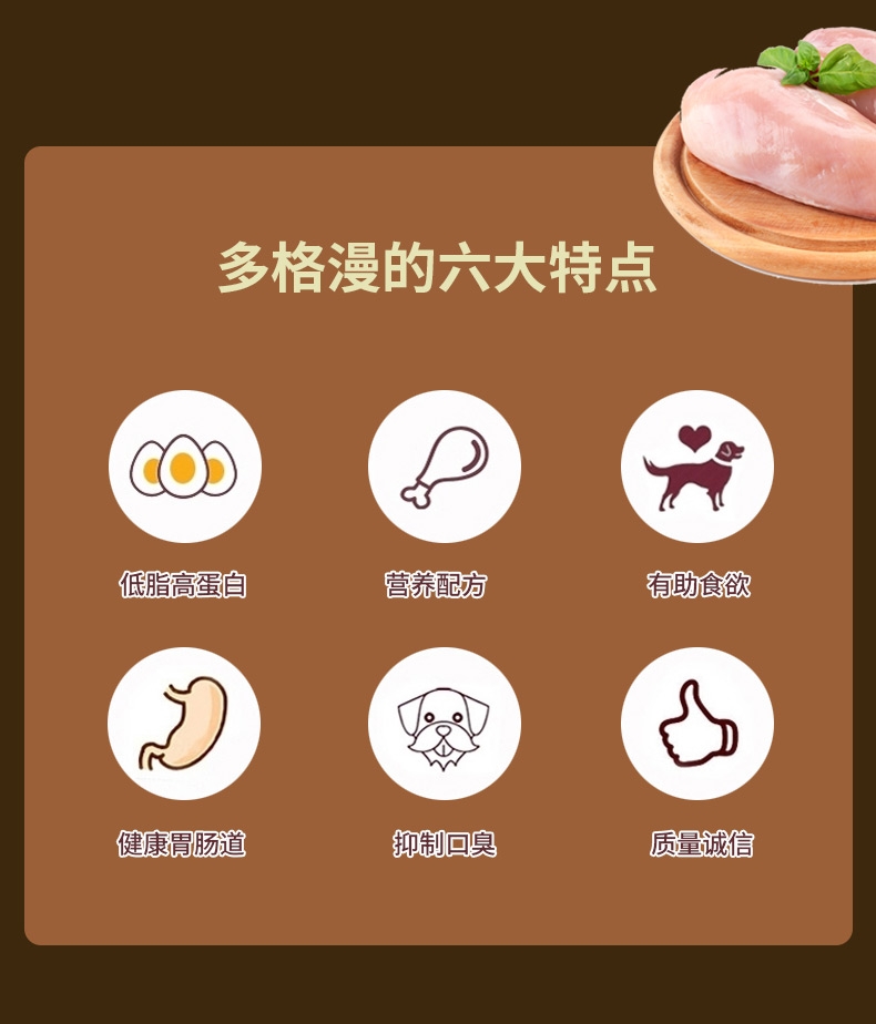 日本多格漫Doggyman 犬用低脂肪鸡肉金枪鱼湿粮75g*12包 狗湿粮训练奖励零食罐头