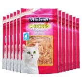 卫塔卡夫 猫咪鸡肉软丝50g*12 均衡营养 猫零食 卫塔卡夫 猫咪鸡肉软丝50g*12 均衡营养 猫零食