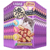 伊纳宝 鲣鱼节味鸡汤味鱿鱼味肉粒25g*12包 猫零食 伊纳宝 鲣鱼节味鸡汤味鱿鱼味肉粒25g*12包 猫零食