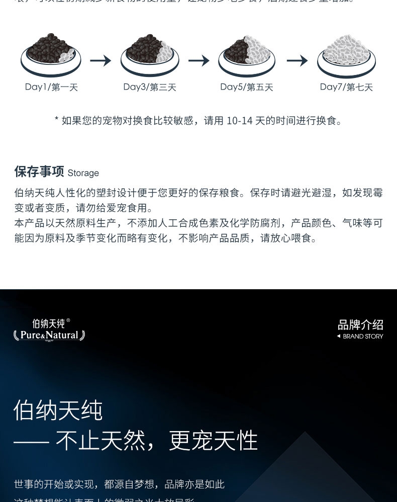 伯纳天纯 无谷羊肉燕麦蔓越莓中大型成犬粮 15kg