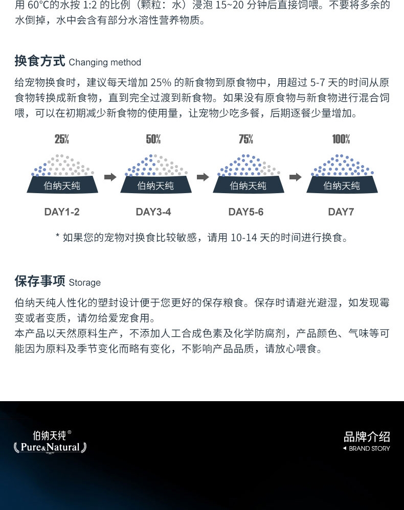 伯纳天纯 羊肉马铃薯蓝莓无谷全犬种幼犬奶糕粮 10kg
