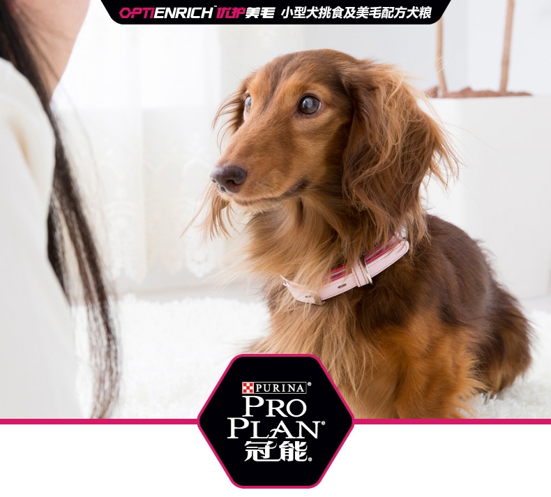 冠能PRO PLAN 小型犬成犬挑食及美毛配方全价狗粮2.5kg
