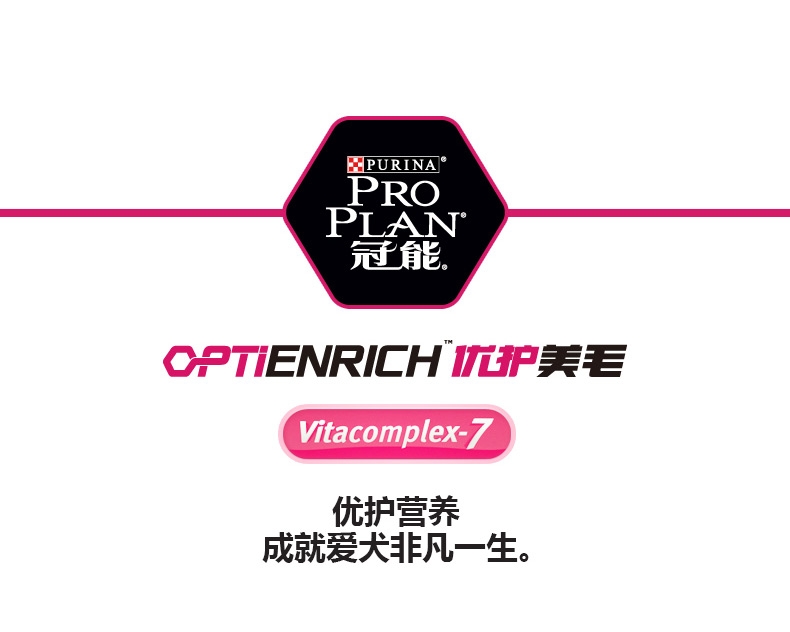 冠能PRO PLAN 小型犬成犬挑食及美毛配方全价狗粮2.5kg