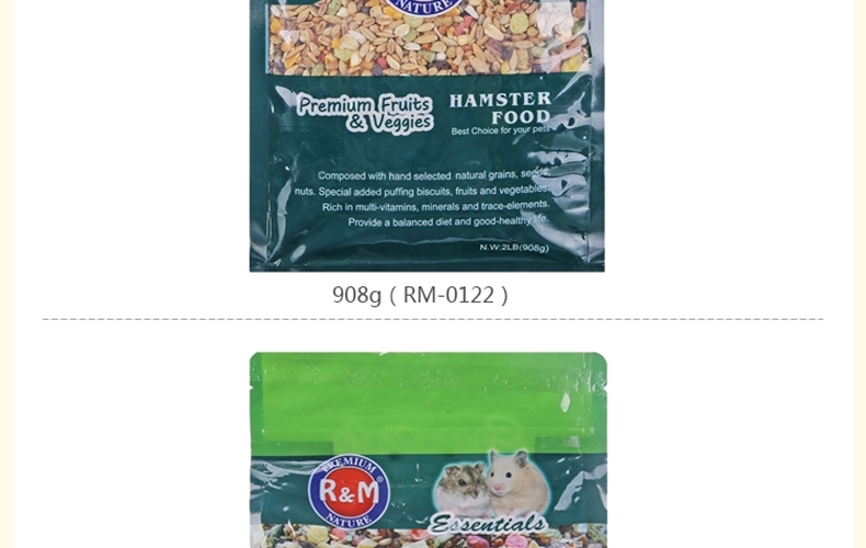 哈姆小宠高品质果蔬粮多种水果蔬菜干仓鼠果蔬粮908g