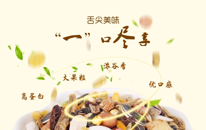 哈姆小宠 营养松鼠粮 含多种坚果蔬菜水果干粮 松鼠营养粮454g
