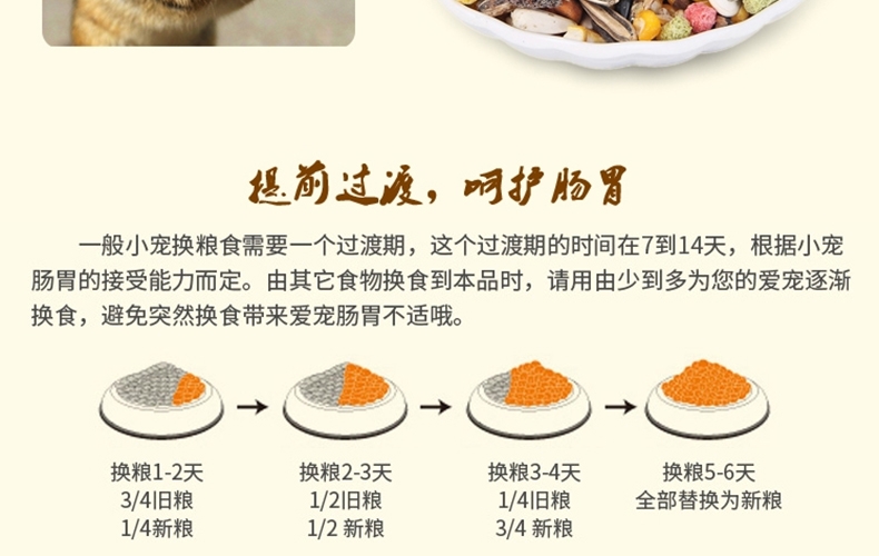 哈姆小宠 营养松鼠粮 含多种坚果蔬菜水果干粮 松鼠营养粮454g