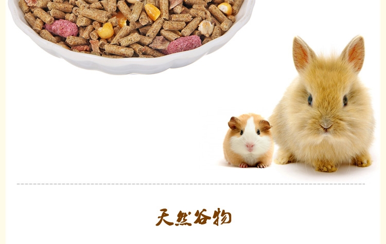 哈姆小宠经典营养豚鼠天竺鼠荷兰猪粮 饲料主食经典豚鼠粮454g