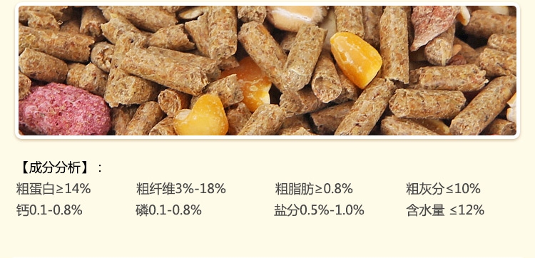 哈姆小宠经典营养豚鼠天竺鼠荷兰猪粮 饲料主食经典豚鼠粮2270g