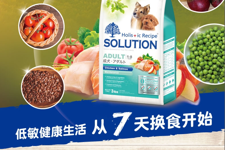 比利时耐吉斯 成犬(鸡肉+三文鱼)1.36kg