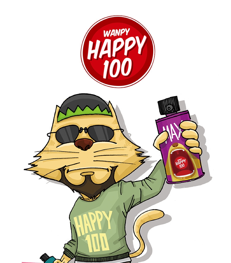 顽皮Wanpy Happy100鸡肉切片猫条猫零食 25g