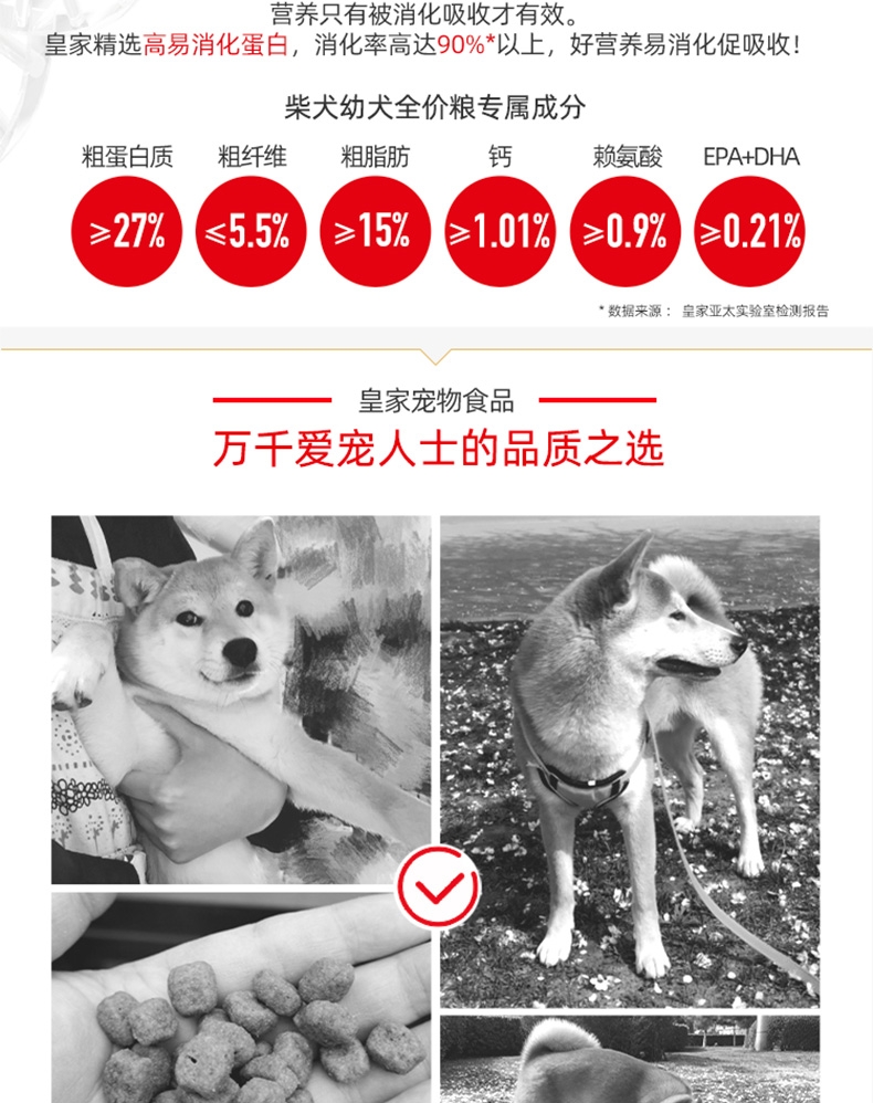 法国皇家Royal Canin 柴犬幼犬粮 3kg